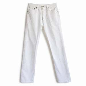 Levi’s Vintage Style 611 Women's White Straight Leg Denim Jeans USA Made W32 L32